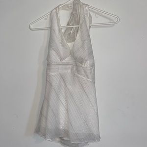 white halter top